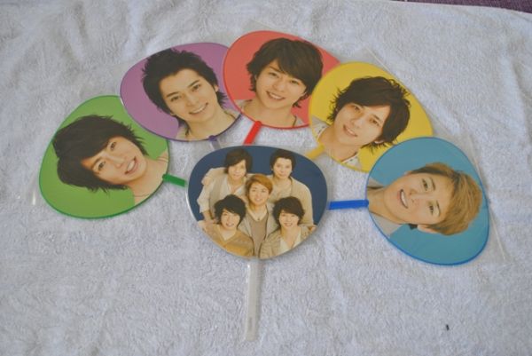 Arashi Beautiful World Mini uchiwa Set 6 peças